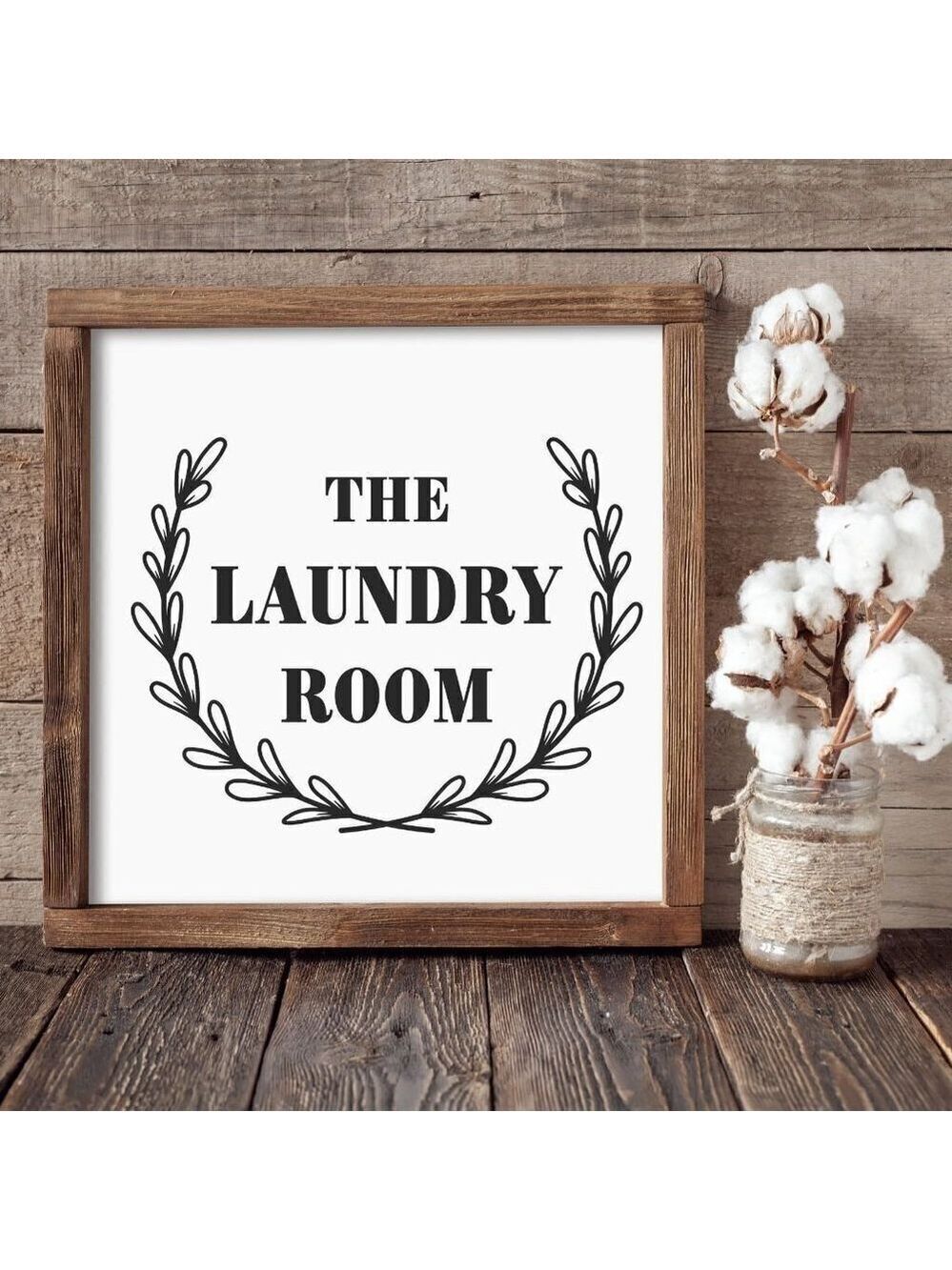 The Laundry Room Hand-crafted Sign